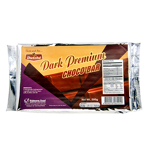 Dutche Dark Choco Bar 500g